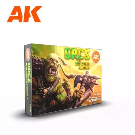 Ak Interactive - 3Rd Gen Set - Orcs And Green Models