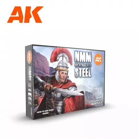 Ak Interactive - 3Rd Gen Set - Non Metallic Metal: Steel