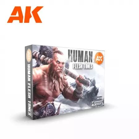 Ak Interactive - 3Rd Gen Set - Human Flesh Tones