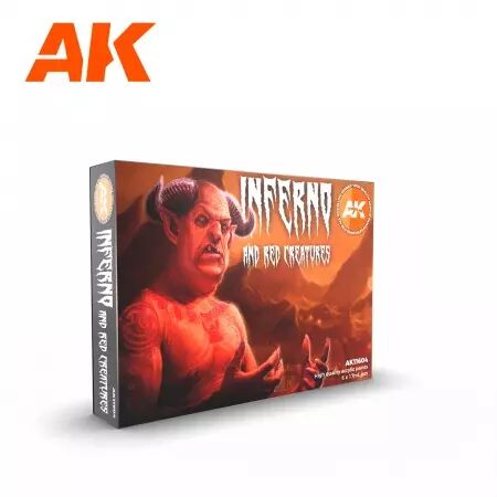 Ak Interactive - 3Rd Gen Set - Inferno And Red Creatures