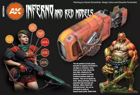 Ak Interactive - 3Rd Gen Set - Inferno And Red Creatures