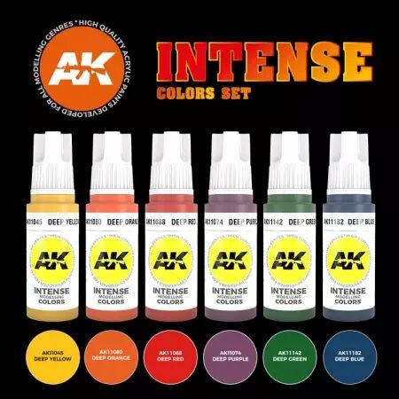 Ak Interactive - 3Rd Gen Set - Intense Colors Set