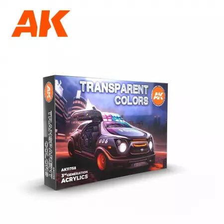 Ak Interactive - 3Rd Gen Set - Transparent Colors Set 3G