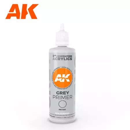 Ak Interactive - Grey Primer 100 ml 3GEN