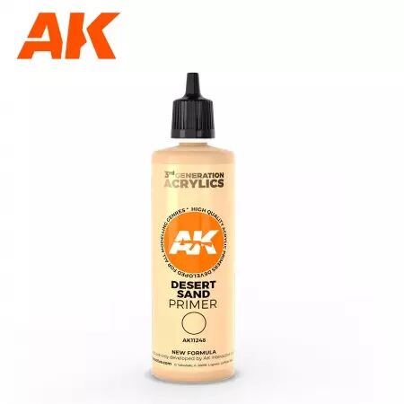 Ak Interactive - Desert Sand Surface Primer 100 ml 3GEN