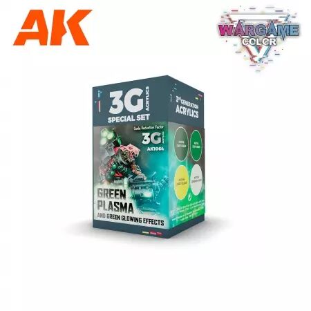 Ak Interactive - Wargame Color Set Green Plasma And Glowing Effect