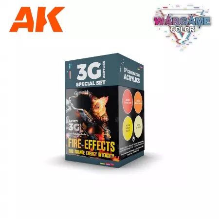 Ak Interactive - Wargame Color Set Fire Effects