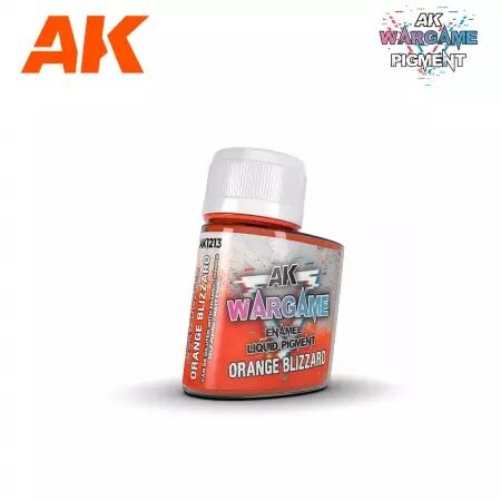 Ak Interactive - Wargame Series - Enamel Liquid Pigments - Orange Blizzard