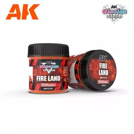 Ak Interactive - Wargame Series - Terrains - Fire Land 100 Ml.