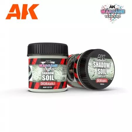 Ak Interactive - Wargame Series - Terrains - Shadow Soil 100 Ml.