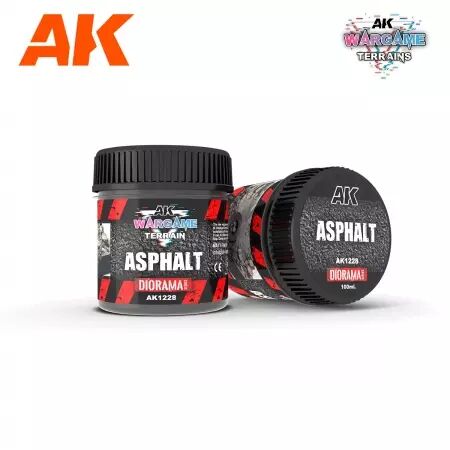 Ak Interactive - Wargame Series - Terrains - Asphalt 100 Ml.