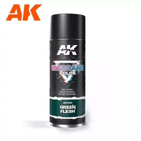 Ak Interactive - Wargame Colors -  Green Flesh Spray 400Ml