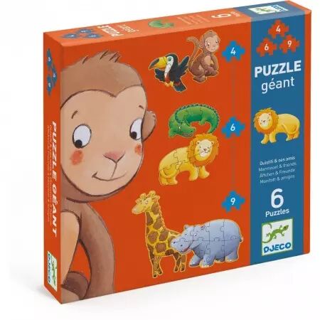 PUZZLE EVOLUTIF - Ouistiti et ses amis - Djeco