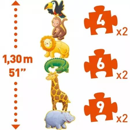 PUZZLE EVOLUTIF - Ouistiti et ses amis - Djeco