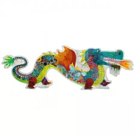 PUZZLE GEANT - Léon le dragon - 58 pièces - Djeco