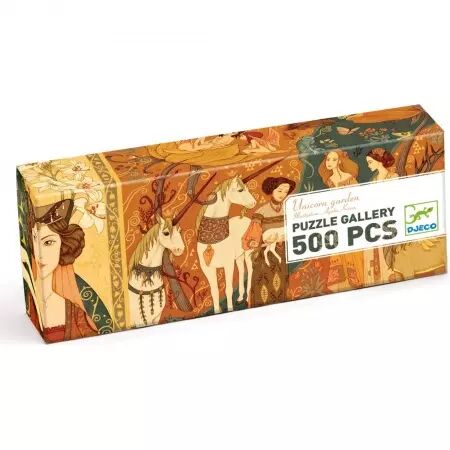 PUZZLE GALLERY - Unicorn Garden - 500 pieces - Djeco