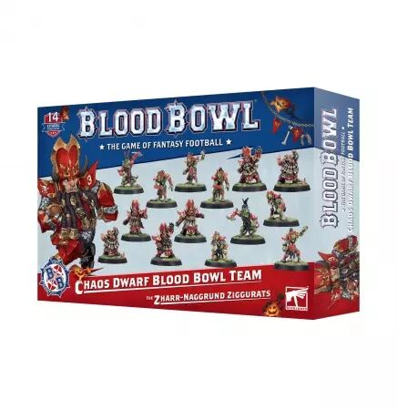 Blood Bowl: Équipe de Blood Bowl de Nains du Chaos: les Zharr-Naggrund Ziggurats - Games Workshop