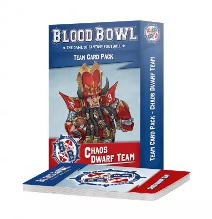 Blood Bowl: Blood Bowl Chaos Dwarf Team  Card Pack (Anglais)