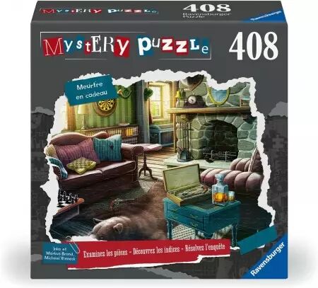 Mystery Puzzle - Meurtre en cadeau - Puzzle Familial 408 pièces - Ravensburger