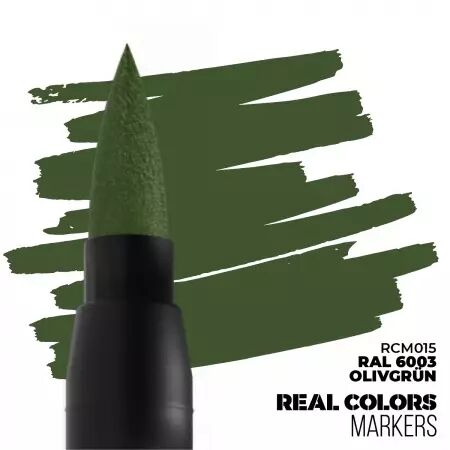 Vert Olive (Olive Green) - Real Colors Markers - Ak Interactive