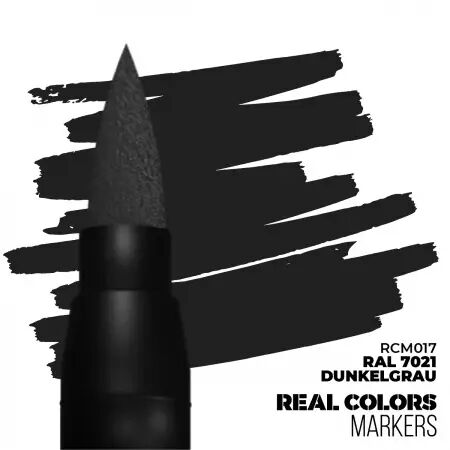 Gris foncé (Dark Gray) - Real Colors Markers - Ak Interactive