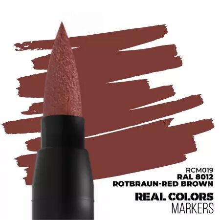 Rouge brun (Red Brown) - Real Colors Markers - Ak Interactive