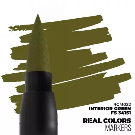 Interior Green  - Real Colors Markers - Ak Interactive