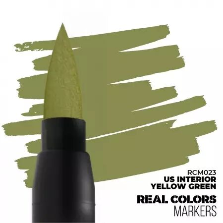 Us Interior Yellow Green - Real Colors Markers - Ak Interactive