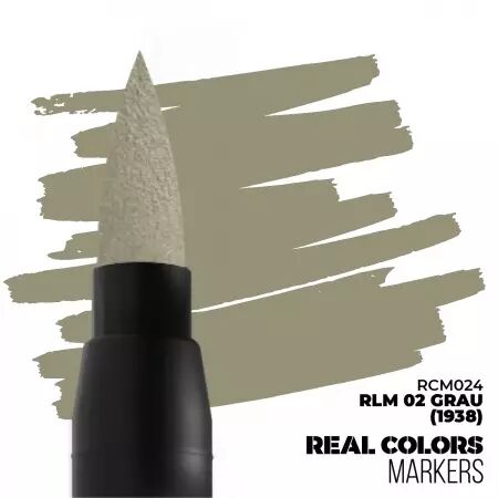 Rlm 02 Grau (1938) - Real Colors Markers - Ak Interactive