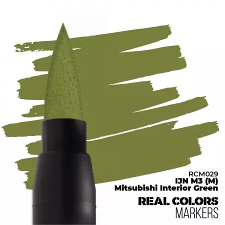 Ijn M3 (M) Mitsubishi Interior Green - Real Colors Markers - Ak Interactive