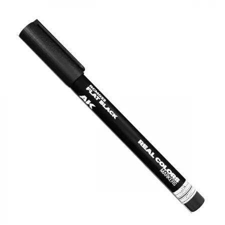 Flat Black - Real Colors Markers - Ak Interactive