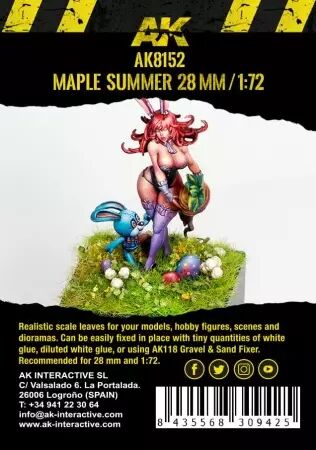 Maple Summer Leaves 1/72 - Dioramas Vegetation - Ak Interactive