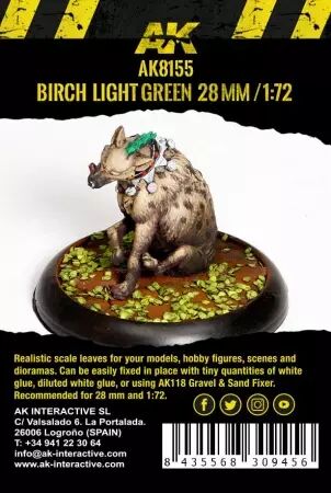 Birch Light Green Leaves 1/72 - Dioramas Vegetation - Ak Interactive