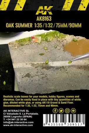 Oak Summer Leaves 1/35 - Dioramas Vegetation - Ak Interactive