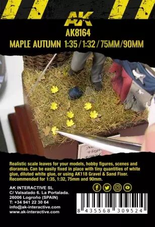 Maple Autumn Leaves 1/35 - Dioramas Vegetation - Ak Interactive