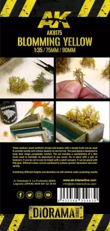 Blomming Yellow Shrubberies - Dioramas Vegetation - Ak Interactive