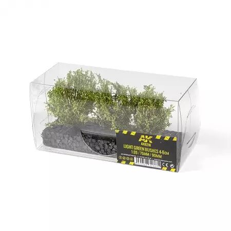 Light Green Bushes 4-6Cm - Dioramas Vegetation - Ak Interactive