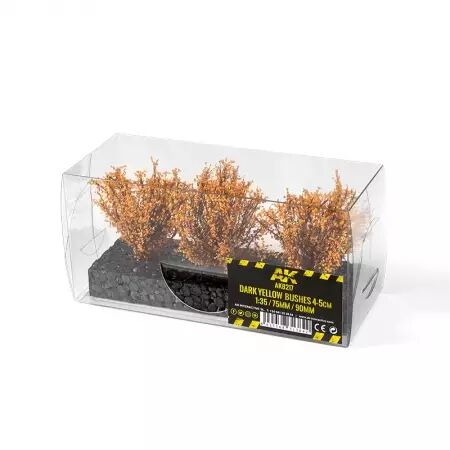 Dark Yellow Bushes 4-6Cm - Dioramas Vegetation - Ak Interactive