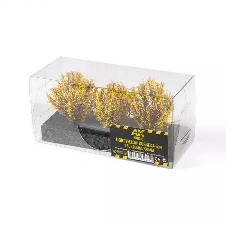 Light Yellow Bushes 4-6Cm - Dioramas Vegetation - Ak Interactive