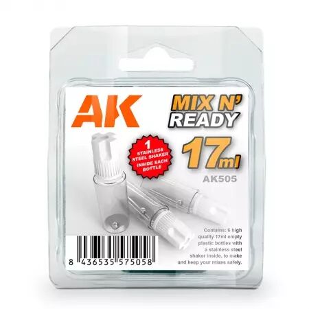 Mix N'Ready 17ml - Accessoires Peintures - Ak Interactive