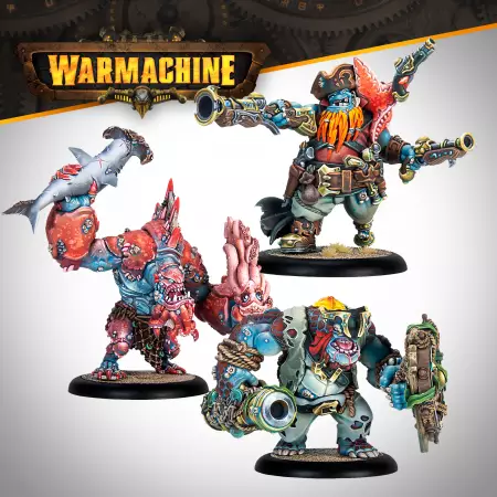 Warmachine - Southern Kriels Brineblood Marauders Battlegroup Box