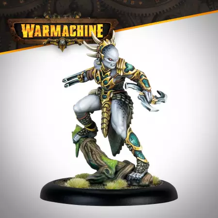 Warmachine - Nissak, Totem Huntress Champion