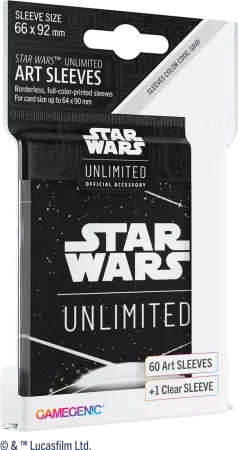 Stars Wars Unlimited - Art Sleeves : Card Back White