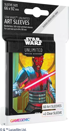 Stars Wars Unlimited - Art Sleeves : Darth Maul