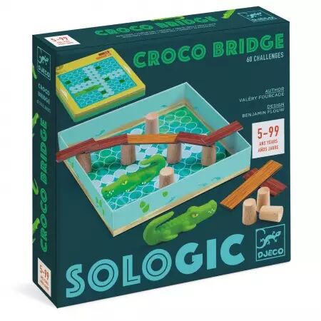 Sologic : Croco Bridge - Jeu de Logique - Djeco