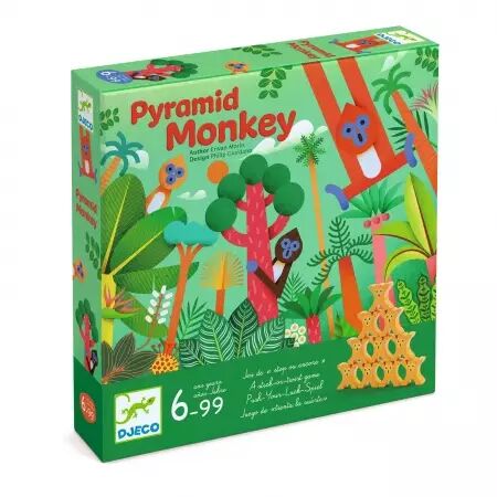 Pyramid Monkey - Jeu de stop ou encore - Djeco