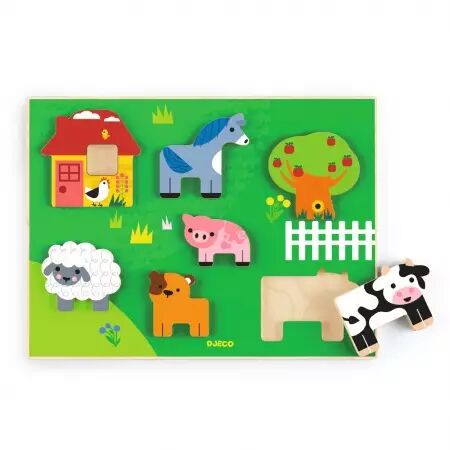 Farm Story - Puzzle d'encastrement - Djeco