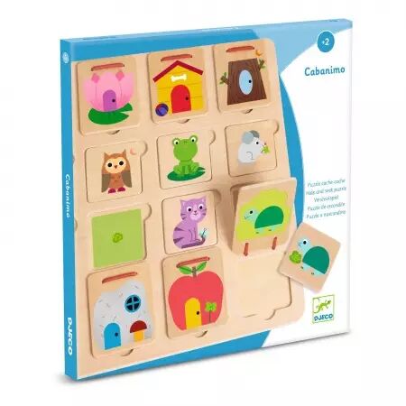 Cabanimo - Puzzle d'encastrement - Djeco