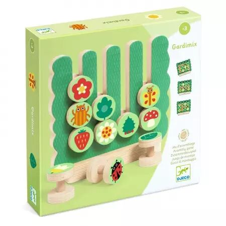 Gardimix - Jeu de combinaisons en bois - Djeco