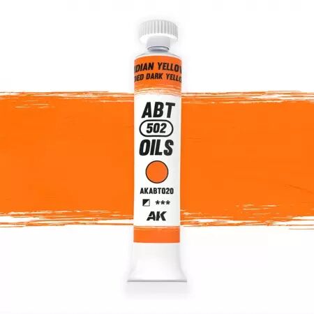 AK Interactive - ABT 502 Oil - Indian Yellow - Faded Dark Yellow